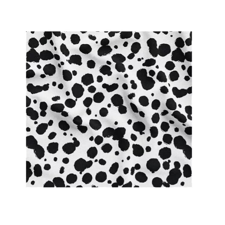Tecido Velboa Pelúcia Estampado Dalmata Pêlo Baixo 1,5x1,50m