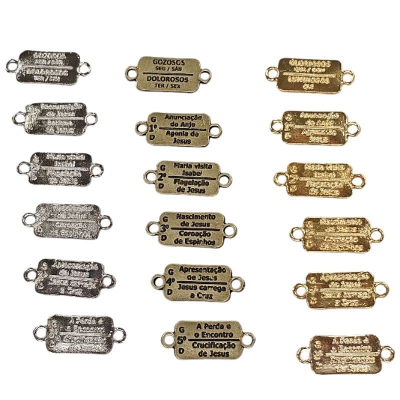 Entremeio Para Terço dos Mistérios Plaquinhas