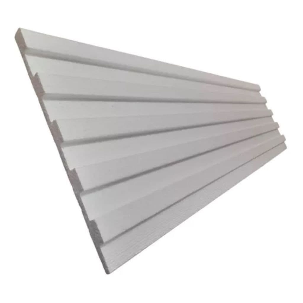 Painel Ripado Lambril Placas Molduras 30cm x 100cm kit 26 placas Roda Meio Isopor Acabamento Parede
