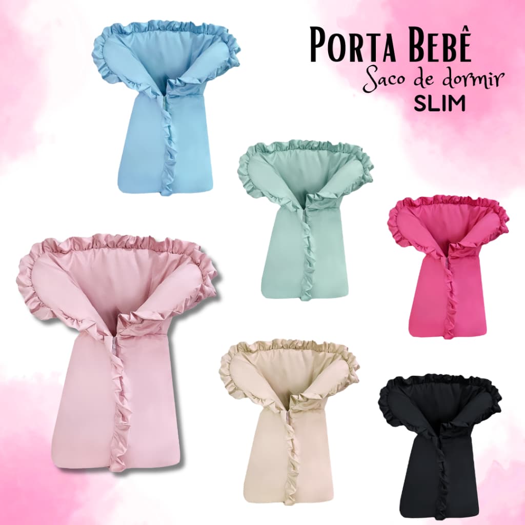 Porta Bebê Acolchoado com Zíper - Conforto & Aconchego para Meninos e Meninas