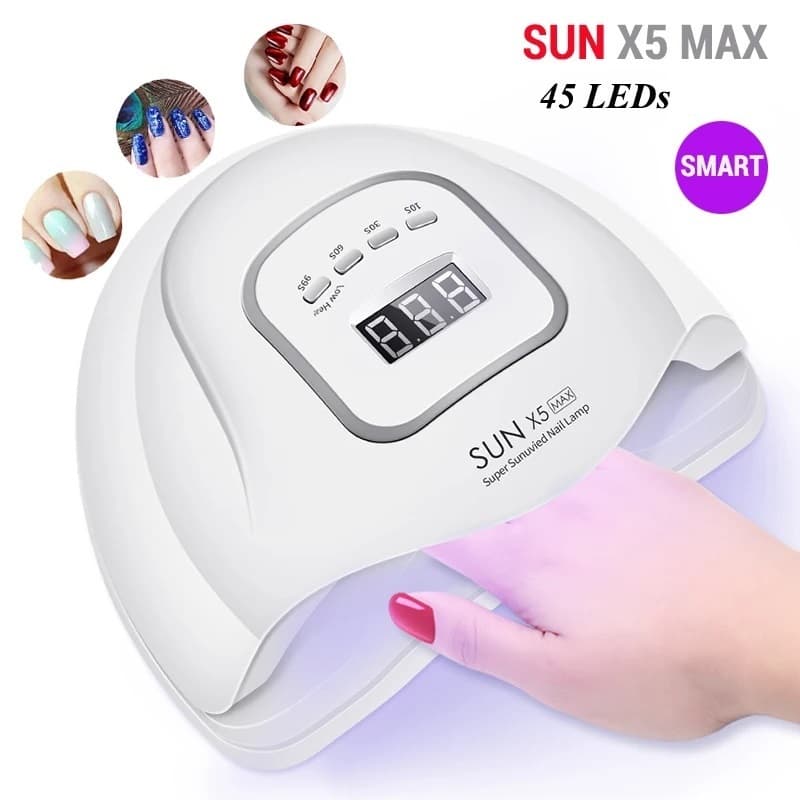 Cabine Sun Max 120W com 45 Leds para secar Unhas Acrigel