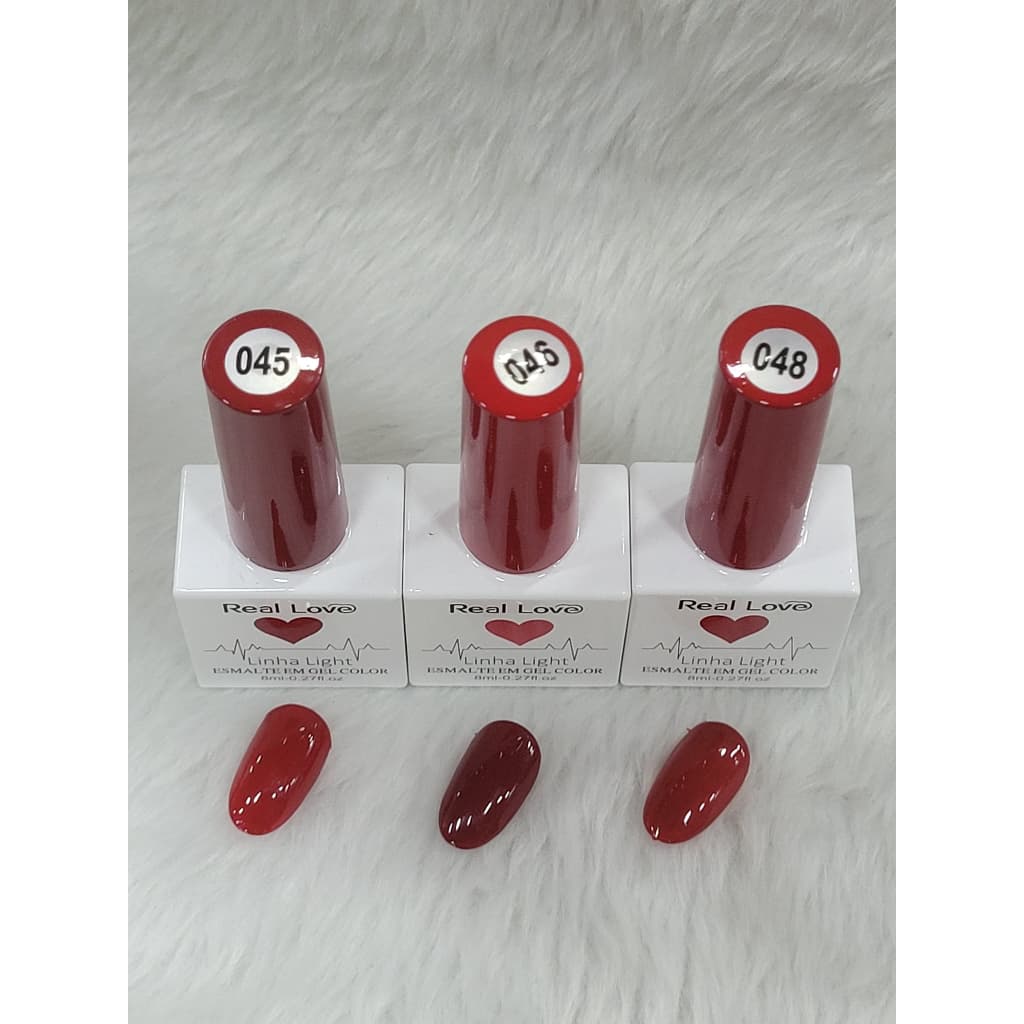 Esmalte em Gel Color Real Love 8ml Coração - unidade
