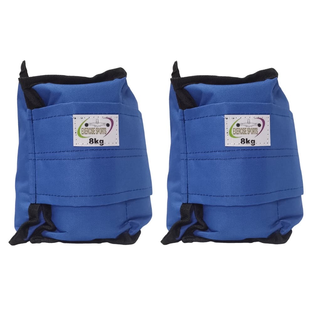 Caneleira / Tornozeleira 8 Kg - O Par Academia Azul
