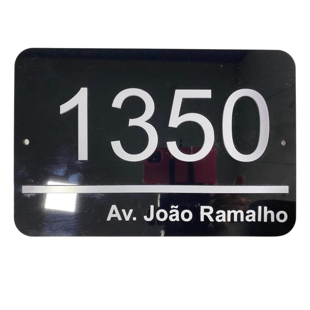 Placa Residencial Personalizada 20X30