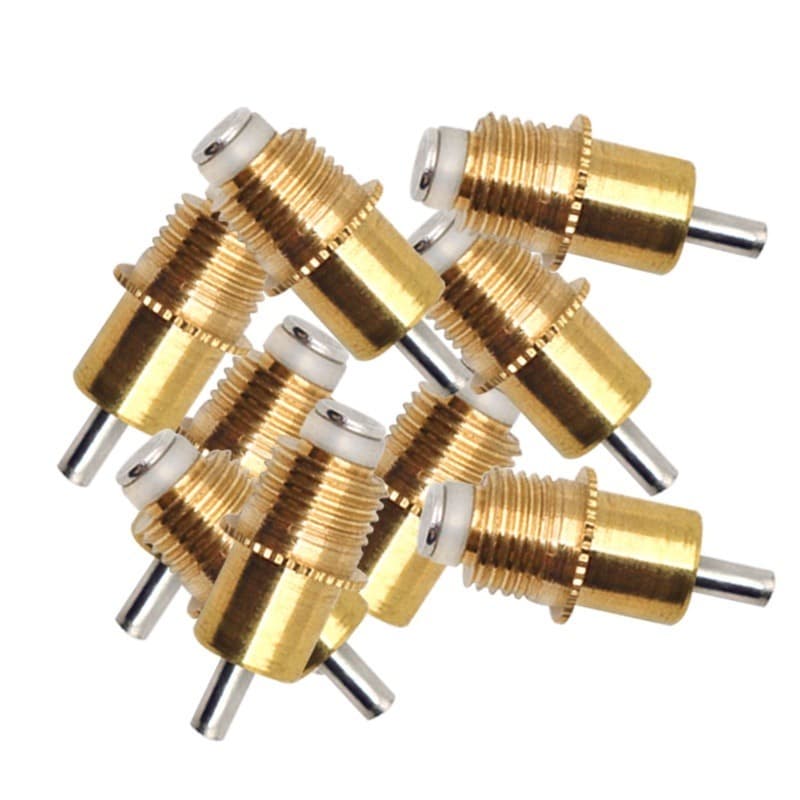 Promoção 10 Bebedouro Automático Bico Niple Cobre Aves Galinha Frango Granja Galo Codorna Pintinho