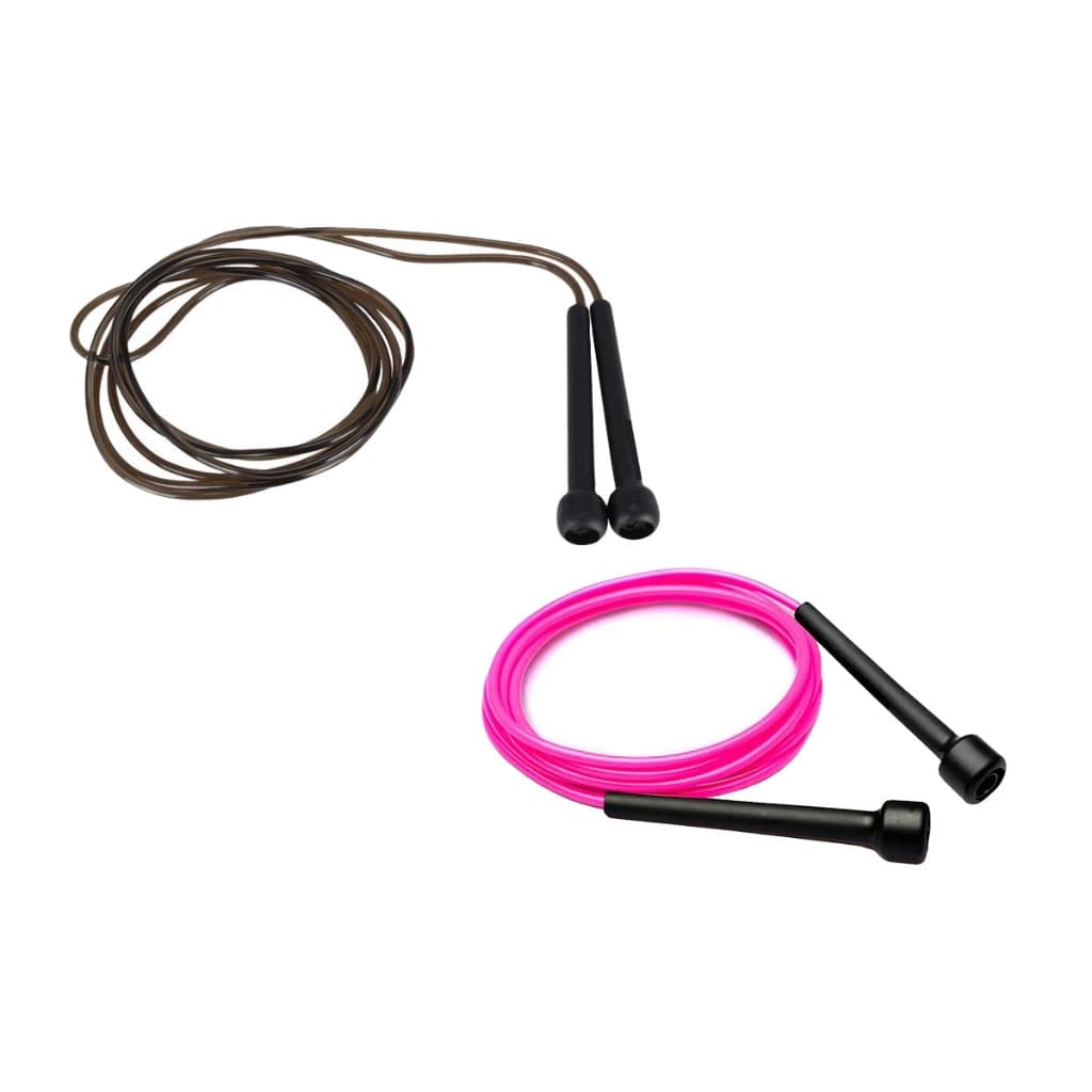 Corda de Pular Regulável - PVC - Rosa / Preta