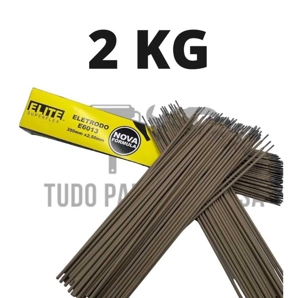 2KG Eletrodo 6013 2,5mm Solda Elétrica Alto Rendimento e Durabilidade