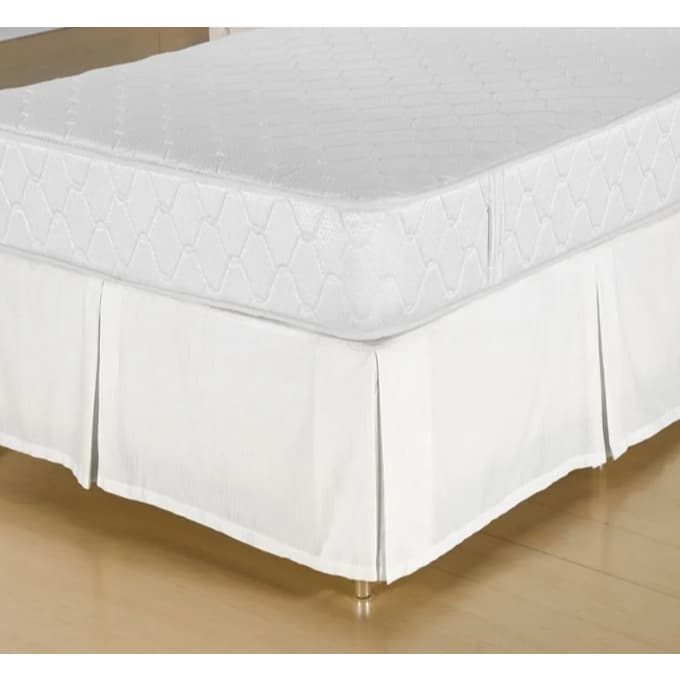 Saia Box p/ Cama Box Com Pregas - Casal e Queen