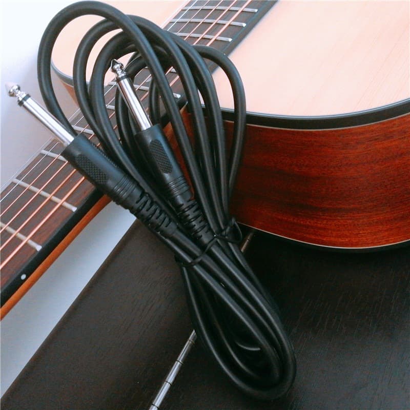 Cabo P10 x P10 3 Metros   Instrumentos Violão Guitarra Baixo