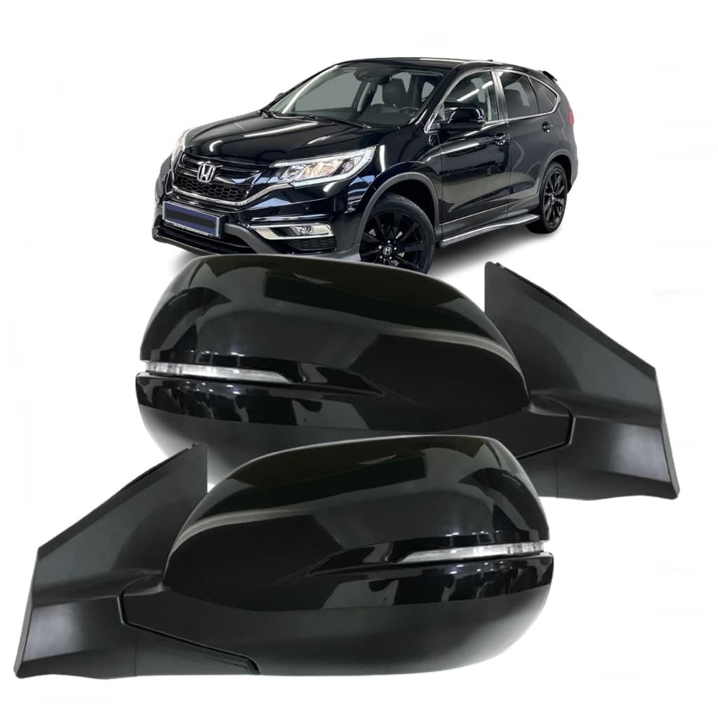 Par Retrovisor Honda Cr-v 12/21 Elétrico 7 Fios Com Pisca e Aquecimento Preto CRV