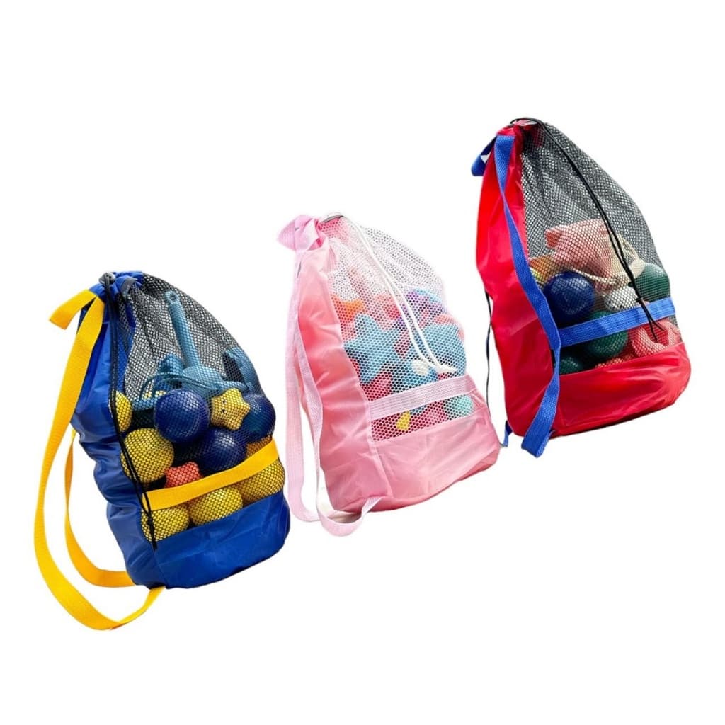 Bolsa De Praia Mochila Sacola De Organizar Brinquedo Criança