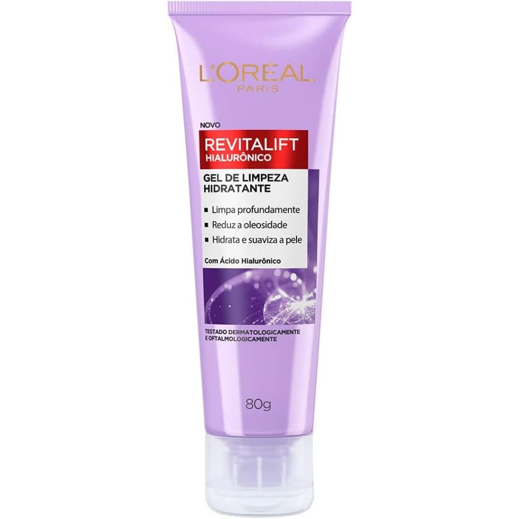 L'Oréal Paris Revitalift Gel de Limpeza Facial Hialurônico Anti-idade - 80g
