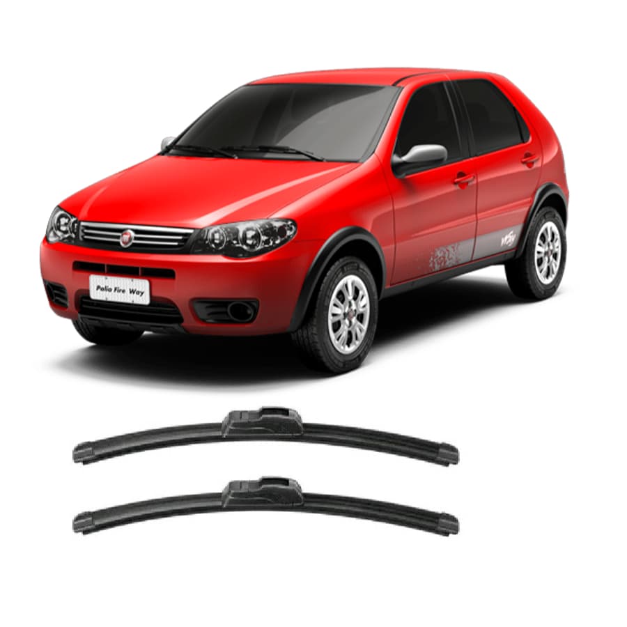 Par Paleta Palheta De Silicone Limpador Parabrisa Fiat Palio Siena 96 97 98 99 00 01 02 03 até 2015