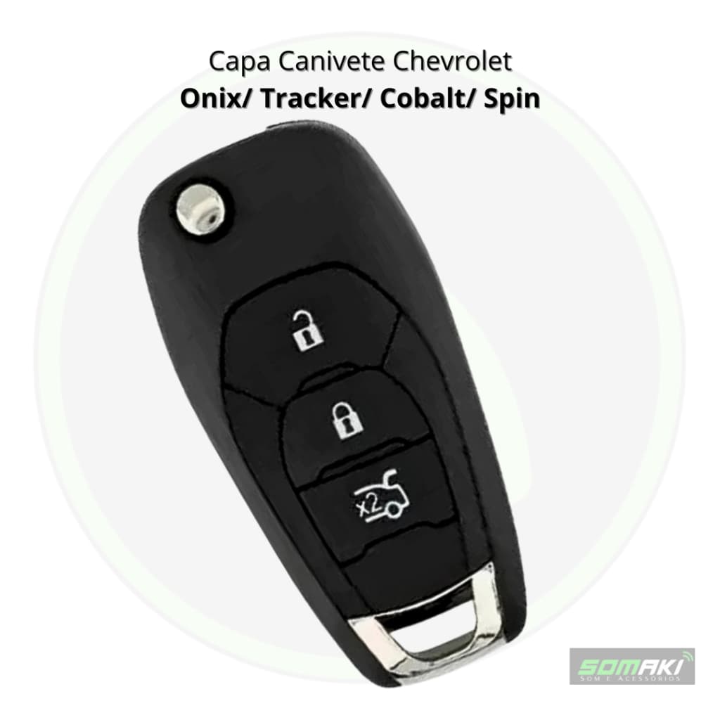 Chave Canivete Chevrolet Gm Cruze Onix Cobalt Spin Tracker 2018 2019 2020 2021