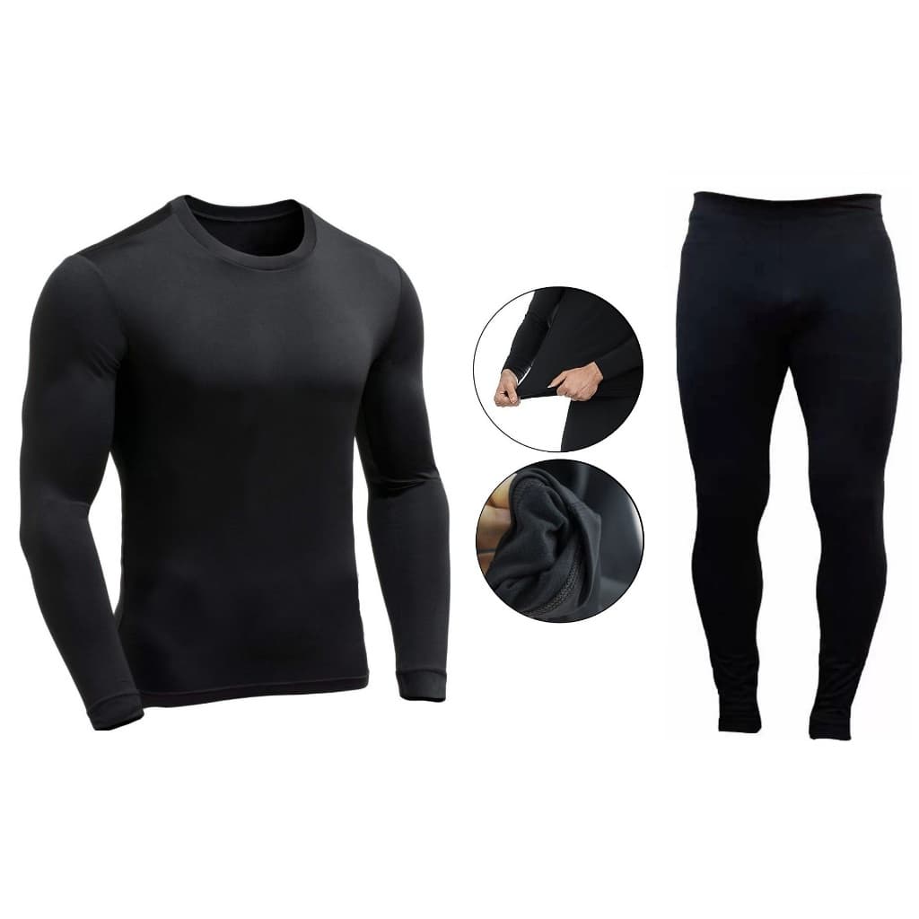 Conjunto Térmico Masculina Para Frio Intenso Calça + Blusa Flanelada
