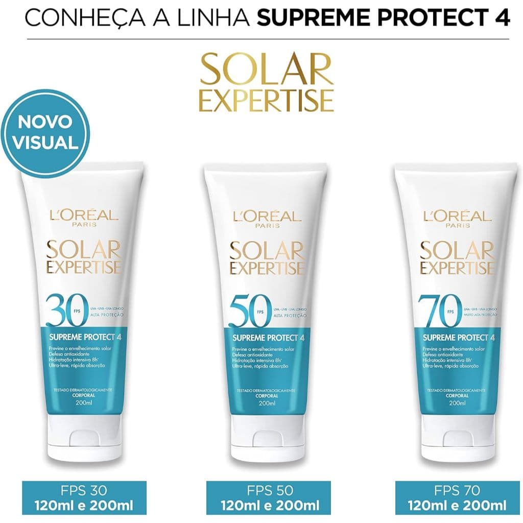 Protetor Solar Corporal L'Oréal Paris Solar Expertise - 200ml
