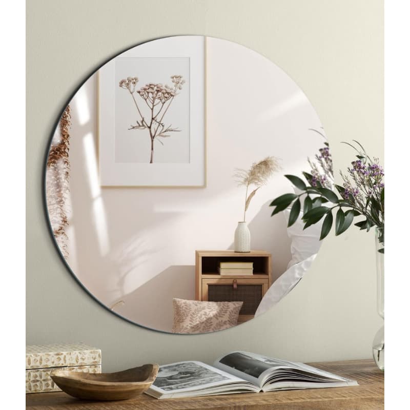 Espelho Grande 60cm Lapidado Decorativo Banheiro Cozinha Sala Quarto