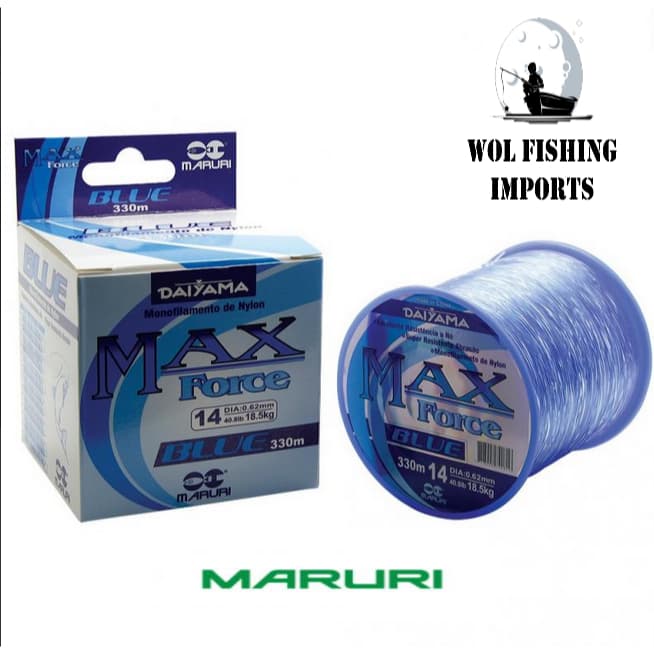 LINHA DE PESCA MAX FORCE- MARURI BLUE 500MTS