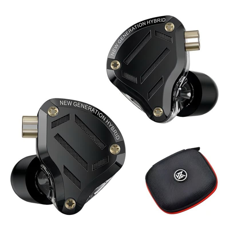 Fone Kz Zs10 Pro 2 Retorno De Palco Profissional Cor Preto Lançamento Sem Mic