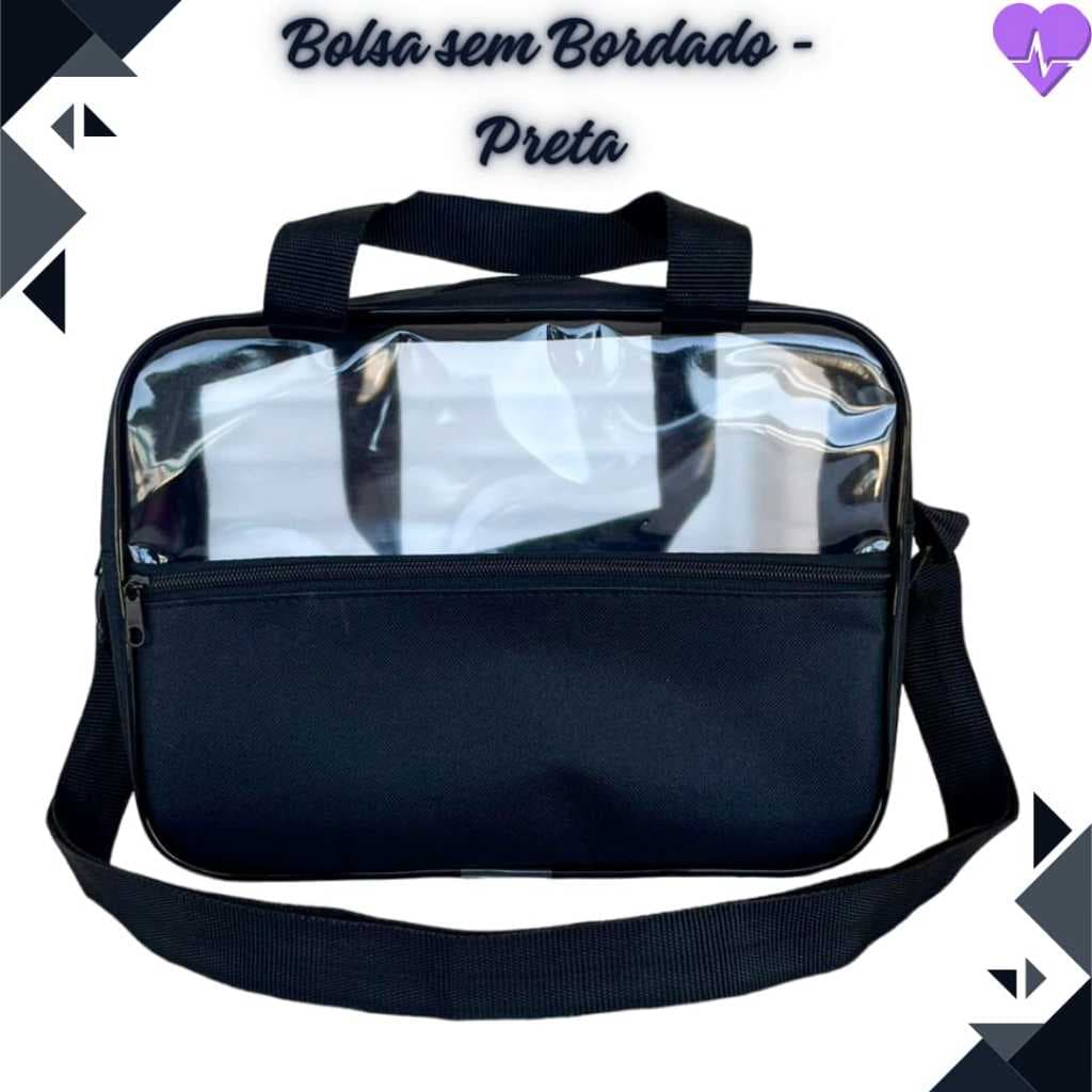 Bolsa Tradicional sem Bordado com Transparência