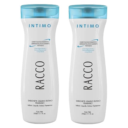 Kit 2 Sabonete Feminino Intimo Racco Desodorante Higiênico Mulher Antitranspirante Higiene Proteção