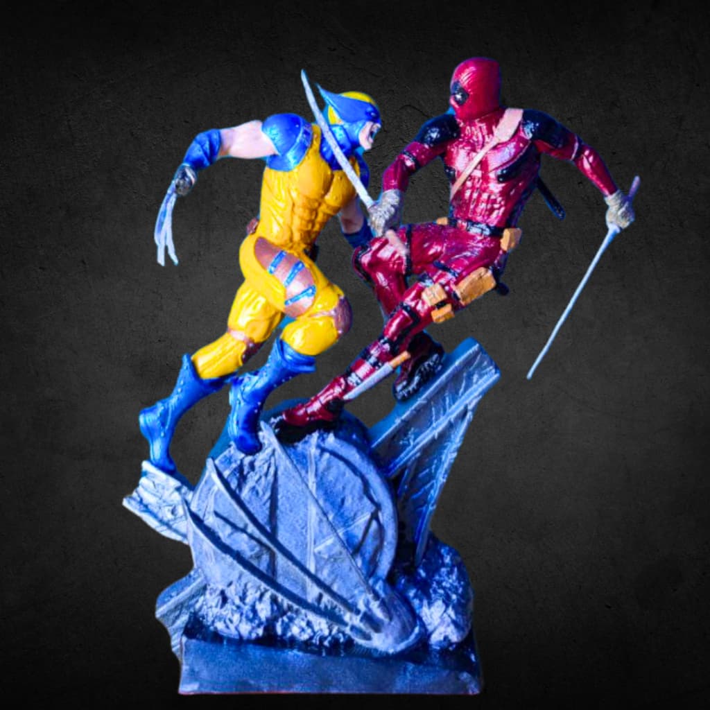 Action figure Deadpool VS Wolverine