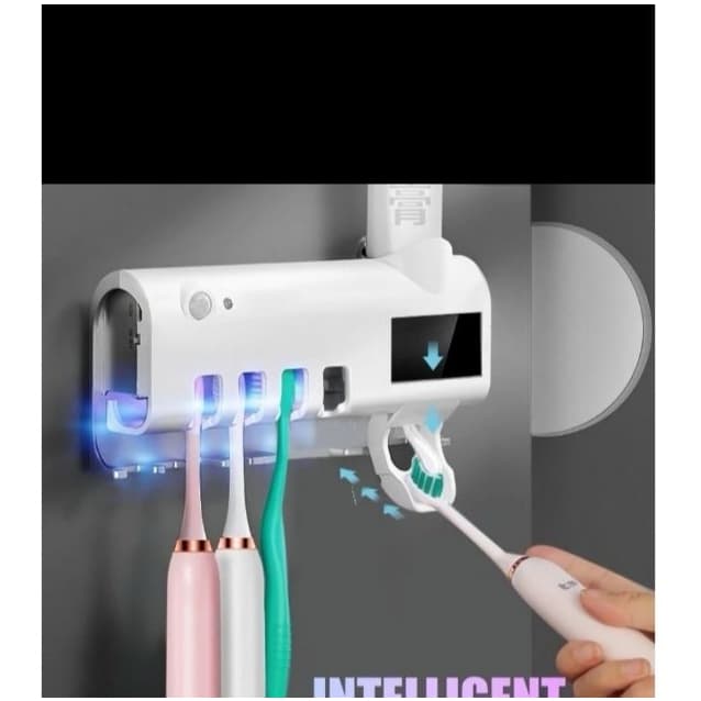SUPORTE PARA ESCOVA DE DENTE E PASTA DENTAL