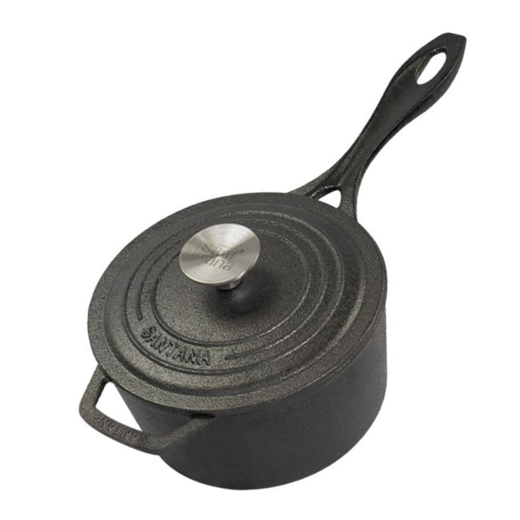 Panela Caçarola Com Cabo 16 cm De Ferro Fundido 1,5 L