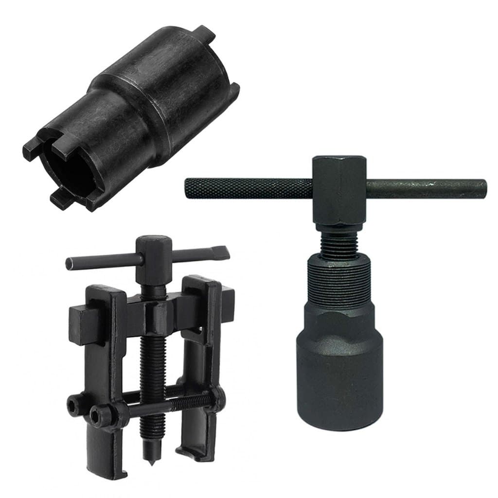 Kit Ferramentas Chave Castelo + Chave Saca Polias e Rolamentos + Chave Saca Magneto