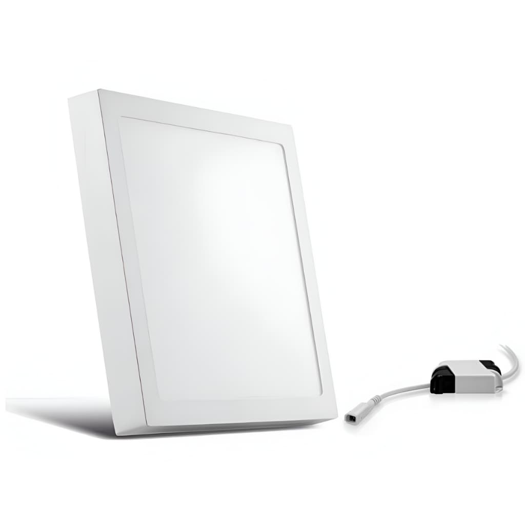 Plafon Led Quadrado 18w Painel Sobrepor 6500k 4000k 3000k