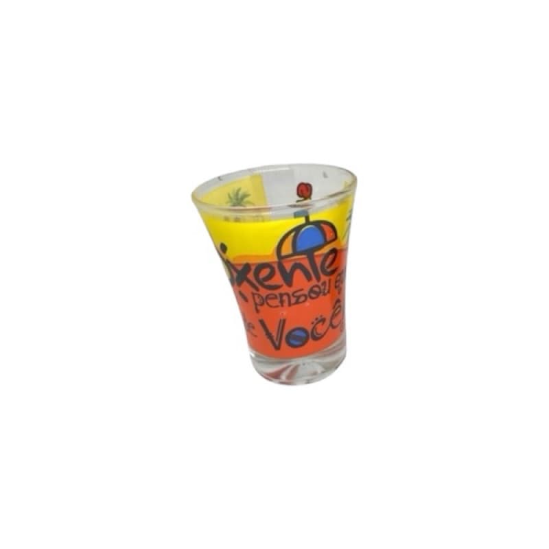 Copinho Aperitivo Dose Shot Lembrança Da Bahia Souvenir Vidro Cachaça Tequila