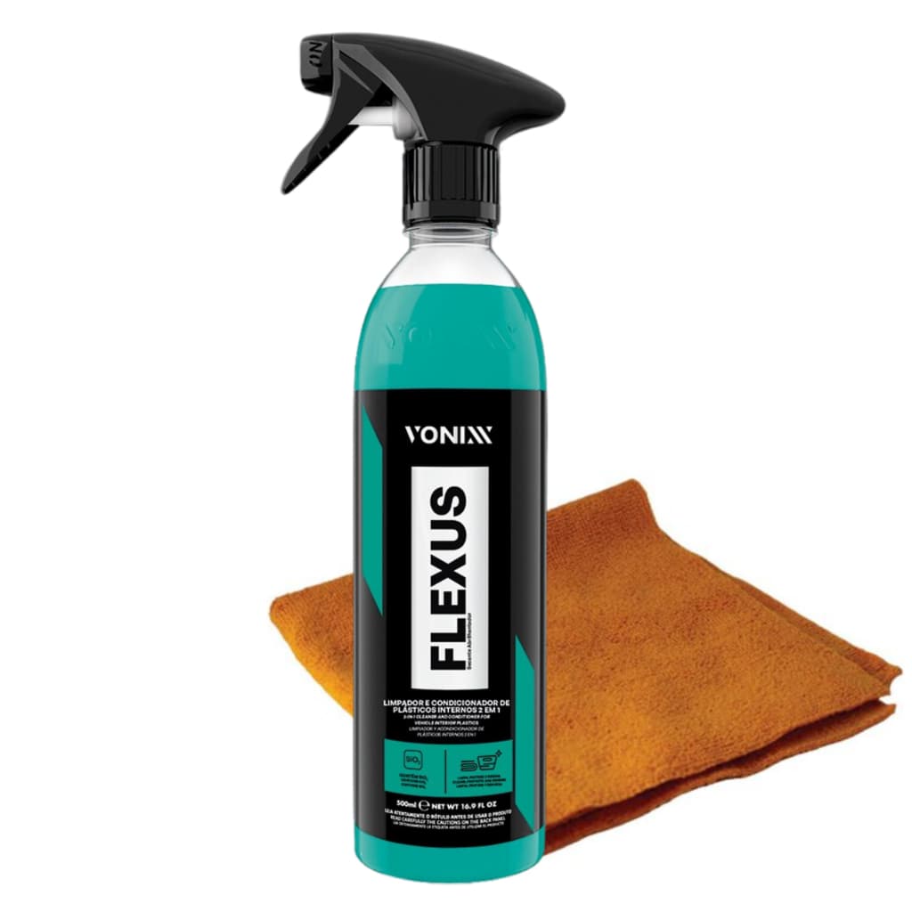 Flexus Limpador Condicionador Plasticos Painel Sio2 Vonixx Lancamento Vonix Limpador Limpa Plastico e Renova Restaurador Restaura Interno Externo