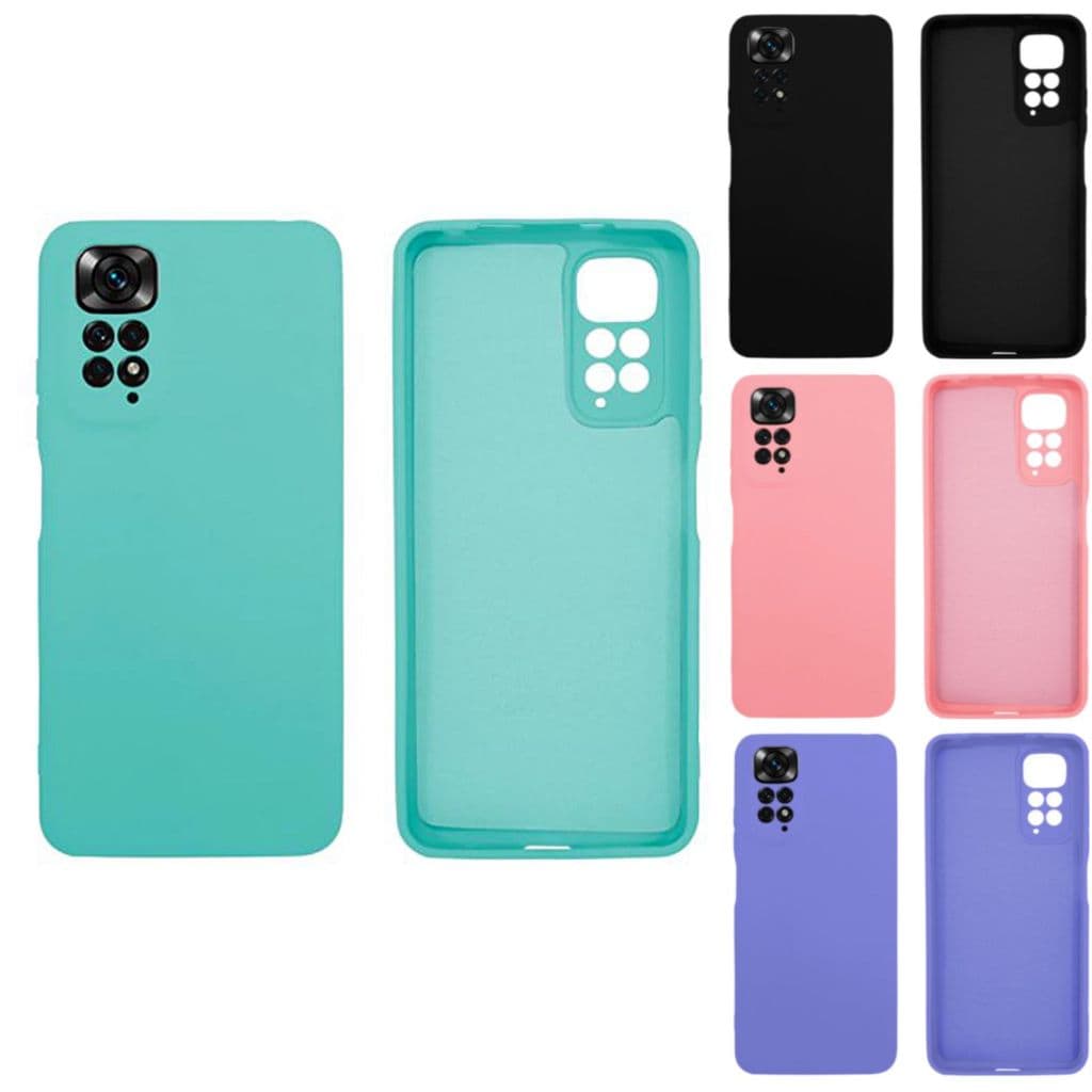 Capa Capinha Xiaomi Note 11 4G de Silicone e  Aveludada
