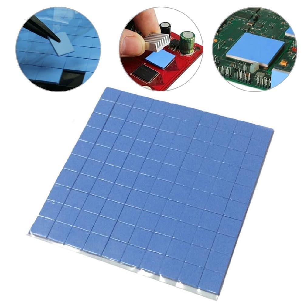 Promoção 100 Adesivo Térmico Thermal Pad Dissipador De Calor 10mmx10mmx0.5mm