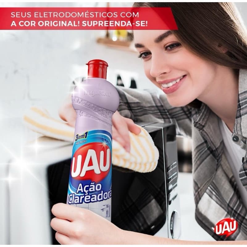Limpadores Uau Multiuso Ação Clareadora Cozinha 500ml