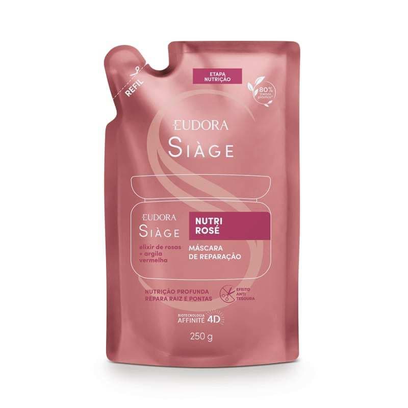 SIÀGE REFIL MÀSCARA CAPILAR NUTRI ROSE 250G Eudora