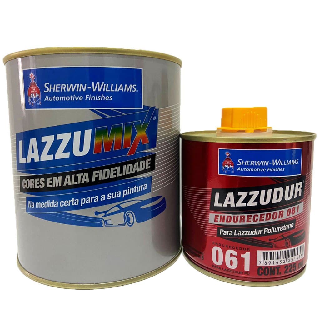 Tinta Black Piano  Pu Automotiva  Lazzuril 675 ml + Catalisador