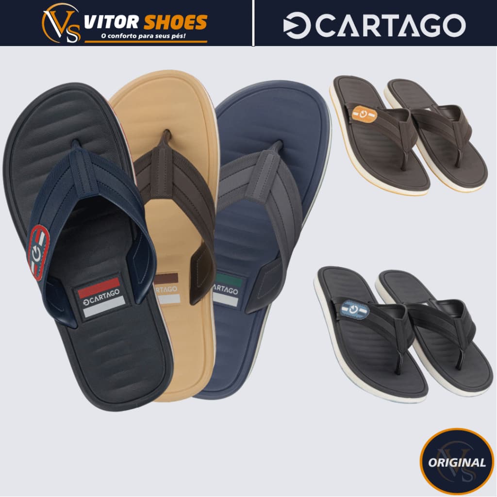 Chinelo Masculino Cartago Paris | Cartago Original