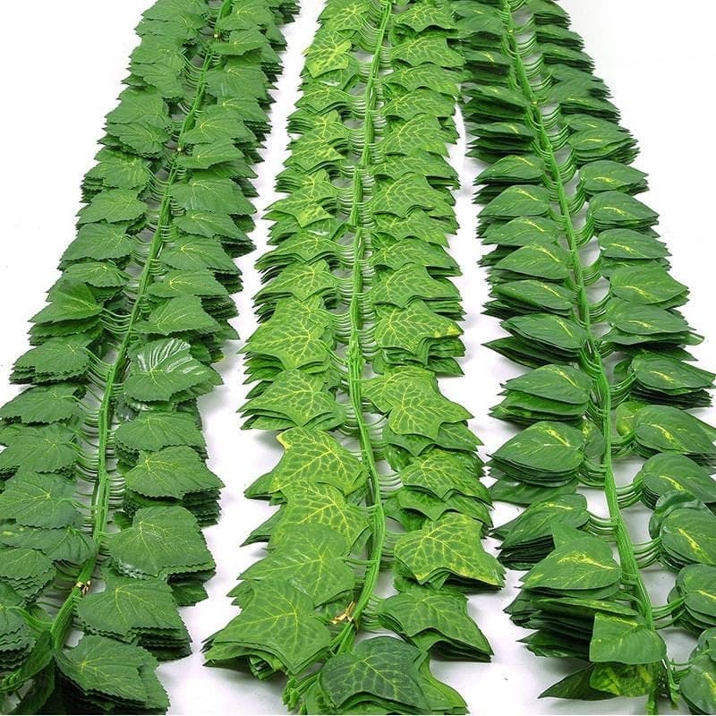 4 Metros Hera Verde Planta Artificial Trepadeira Folhagem Pendente