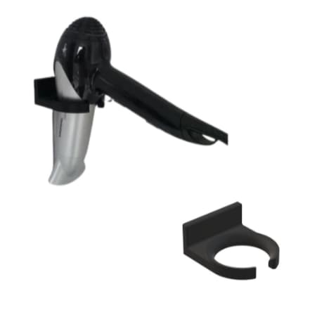 Suportes De Parede P/ Secador De Cabelo Universal c/ Parafusos