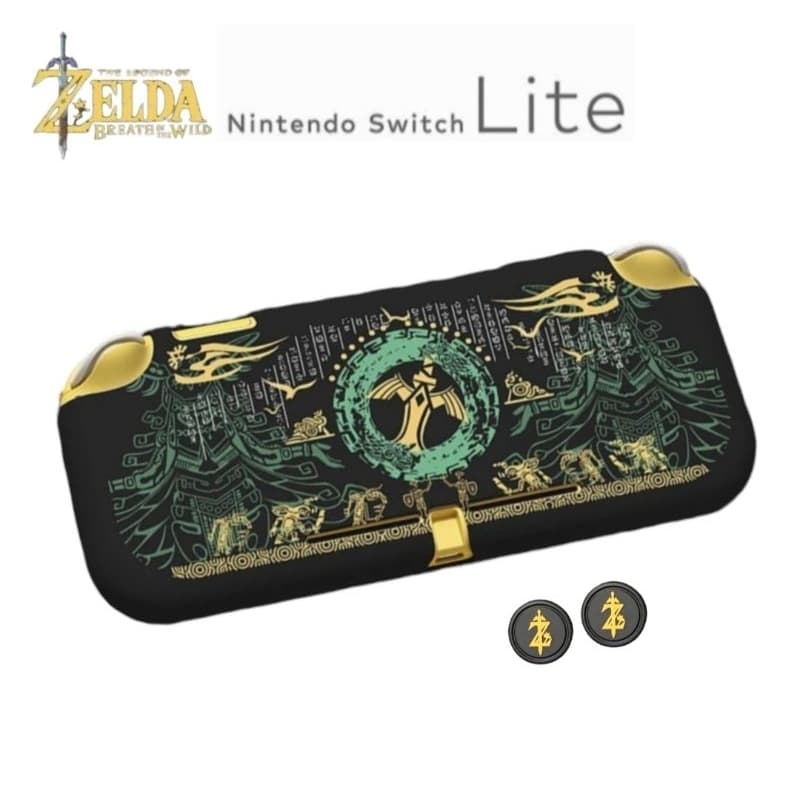 Capa protetora Zelda TPU Macio, Grips , Película HD vidro ,para Nintendo Switch Lite