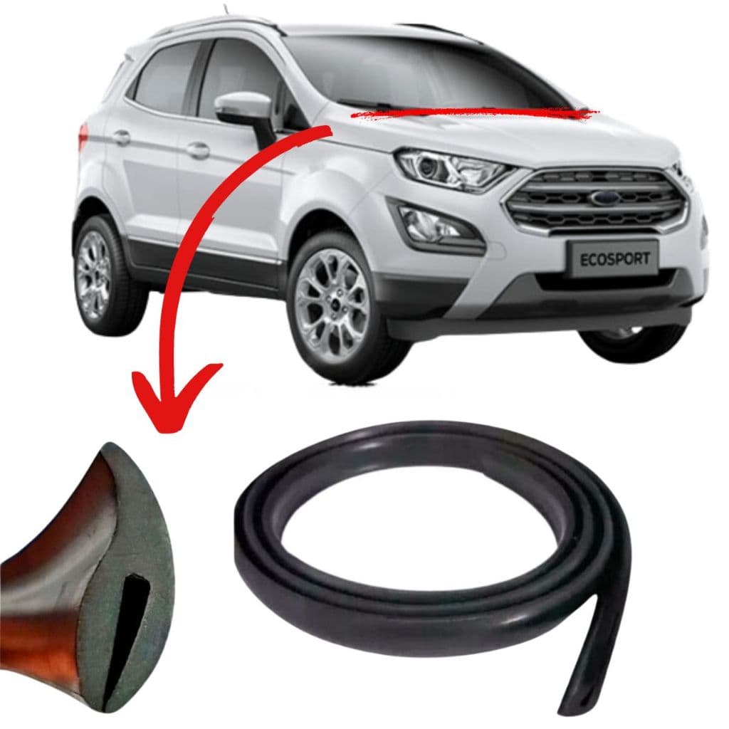 Borracha Acabamento Churrasqueira Parabrisa Ecosport todas