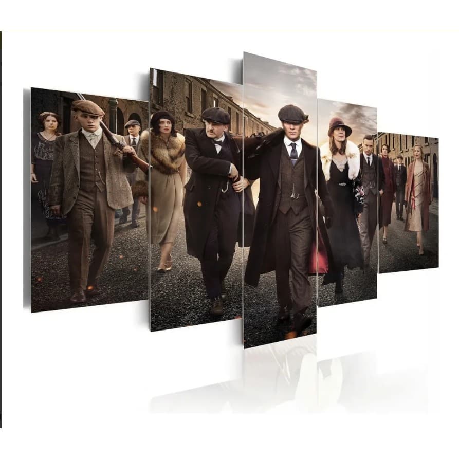 Quadros grandes decorar com gosto Peaky Blinders Sala Quarto