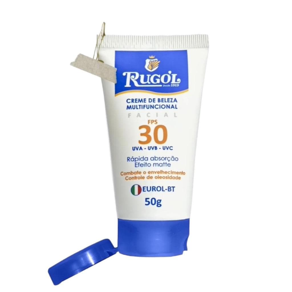 Creme De Beleza Com Protetor Solar Fps 30 50g Rugol * ORIGINAL *