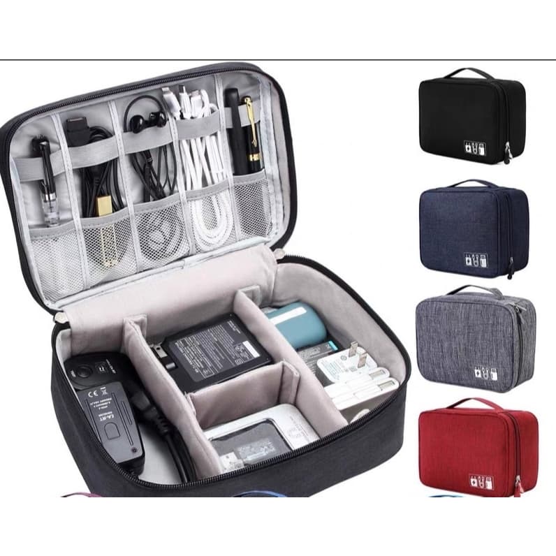 Bolsa De Armazenamento De Cabo De Dados Digital Multifuncional Viagem Necessário LUCKY