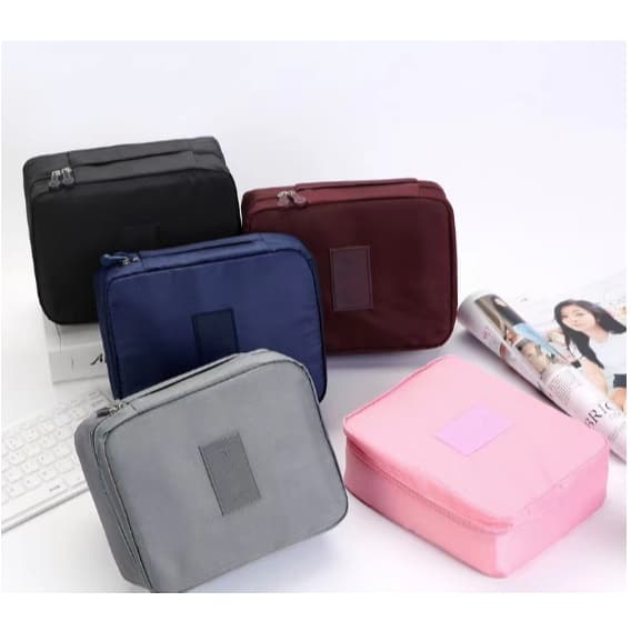 Bolsa De Cosméticos À Prova D'água Portátil Multifuncional Para Viagem Moda