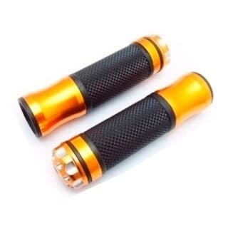 Par de Manopla Punho Bronze Moto Esportiva De Alumínio Modelo Universal