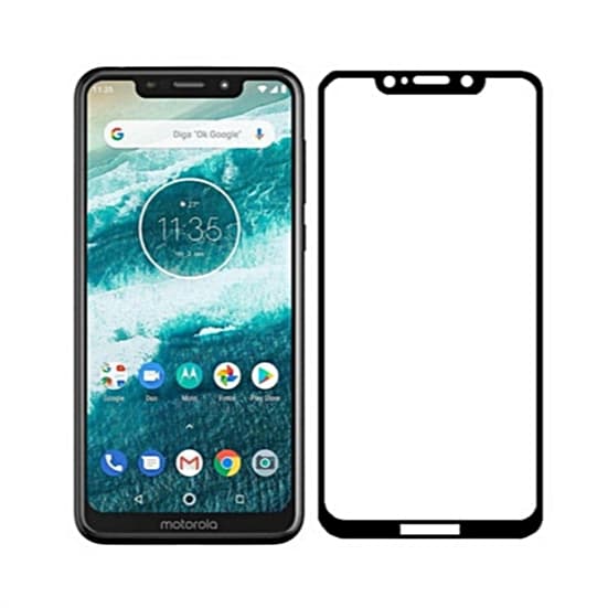 Película 9d 9h 3d Vidro Tela Toda Full Motorola Moto One