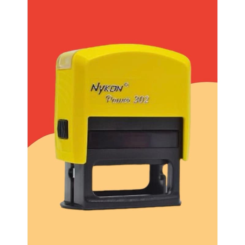 Carimbo Nykon 302 - PERSONALIZADO - Med. 14x38mm
