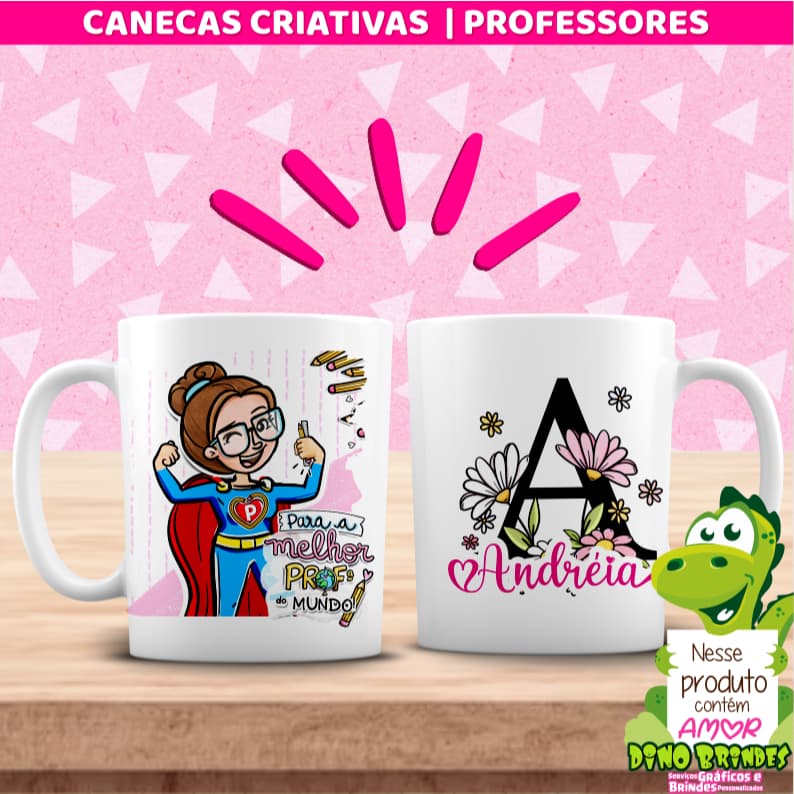 caneca para a melhor professora do mundo